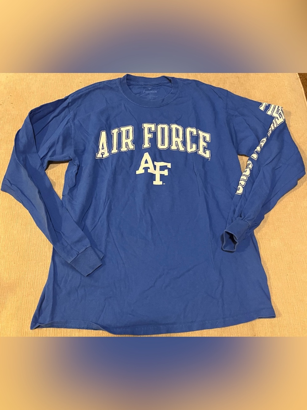 Fanatics Royal Blue Crewneck Tee with Subtle Logo